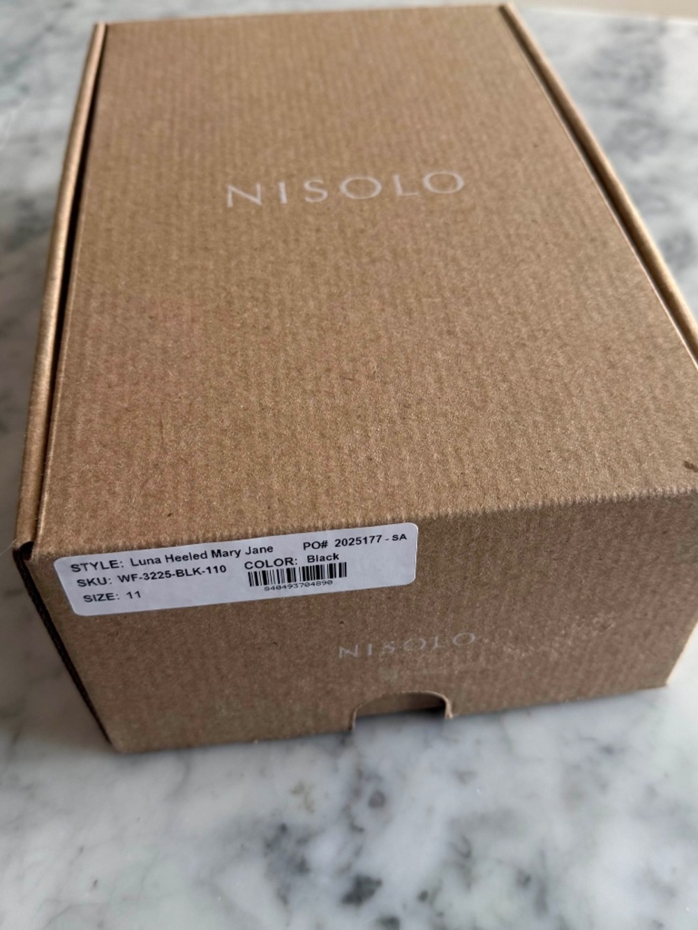 NWT Nisolo Luna Mary Jane Heels Women’s 11 Black Leather Block Heel Comfort Shoe - Picture 7 of 8